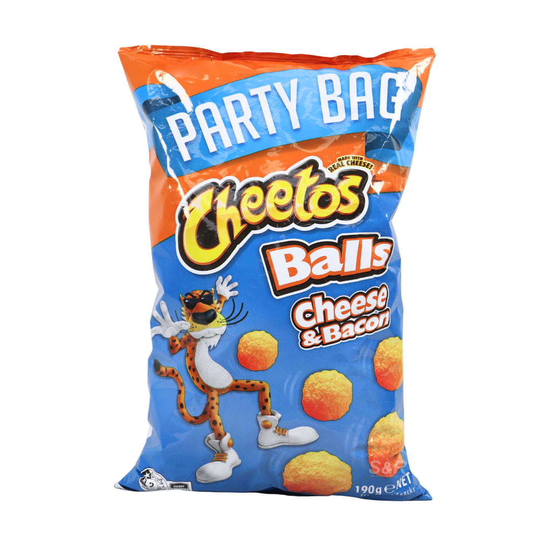 Cheetos Cheese & Bacon Balls Party Bag 190g